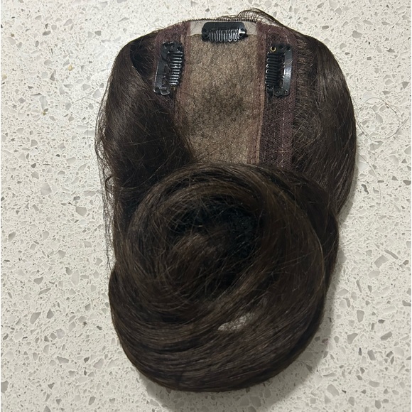 Beautiful Metamorphosis Womens Hair Topper Pieces 100% Human Hair. Brown 14 in - Picture 2 of 7